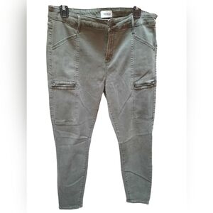 Pistola Cargo Zip Utility Olive Green Pants